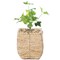 Vintiquewise Woven Square Flower Pot Planter with Leak-Proof Plastic Lining- Small QI003833.S - alternate 1